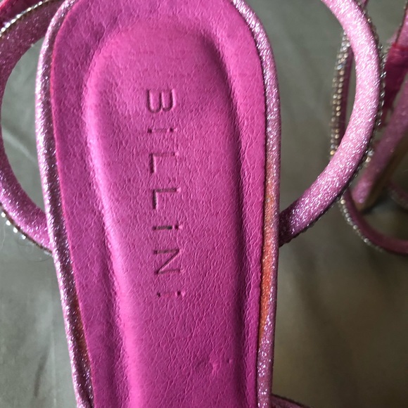 Rhinestone Sparkly Pink Double Bow Heels - Picture 4 of 6